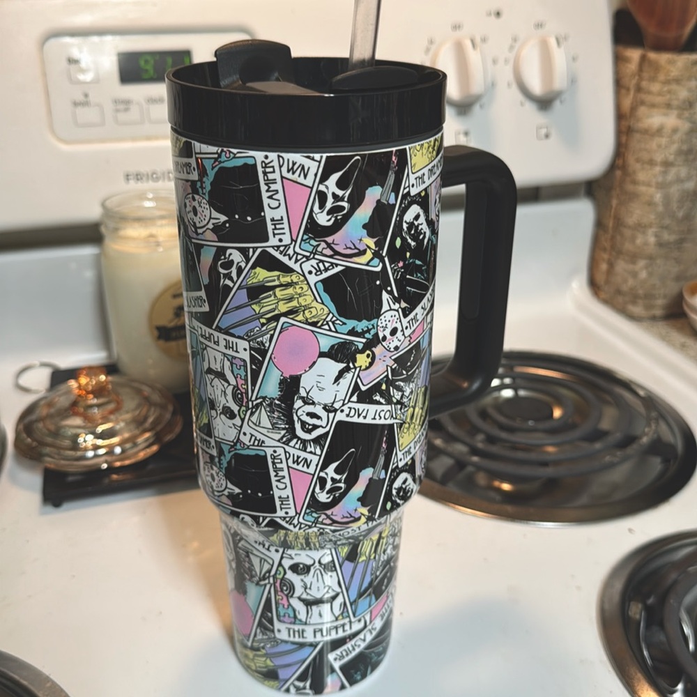 40oz Custom Horror Tumbler